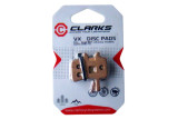 Klocki hamulcowe CLARKS dla AVID/SRAM (Avid Juicy 3, 5, 7, 7 Carbon, Ultimate, BB7, Clarks CMD-15), Organiczne