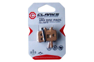 Klocki hamulcowe CLARKS dla AVID/SRAM (Avid Juicy 3, 5, 7, 7 Carbon, Ultimate, BB7, Clarks CMD-15), Spiekane