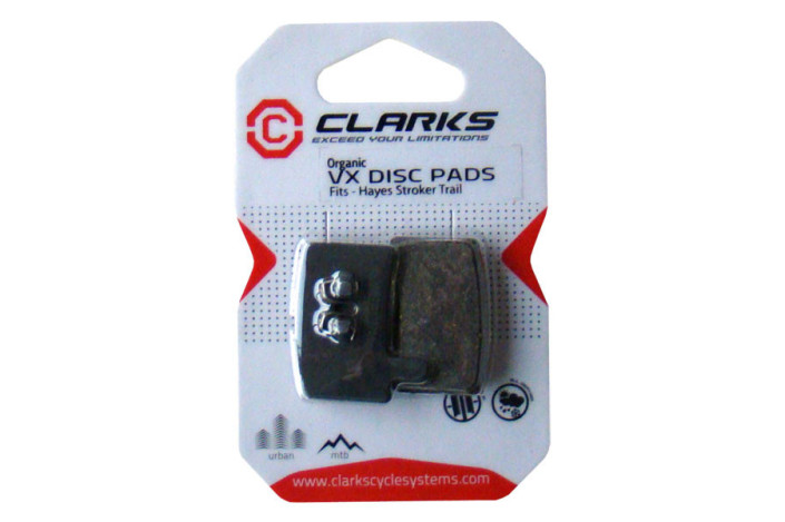 Klocki hamulcowe CLARKS dla HAYES (Hayes Stroker Traill), Organiczne