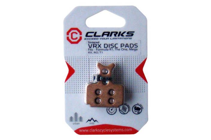 Klocki hamulcowe CLARKS dla FORMULA (Formula R1,The One, Mega, RX, RO, T1), Spiekane