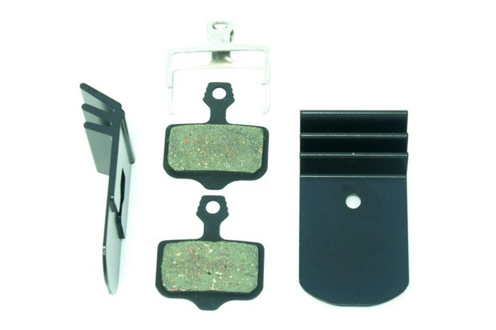 Klocki hamulcowe CLARKS dla AVID (Avid Elixir DB), Z radiatorem odprowadzającym ciepło, Organiczne