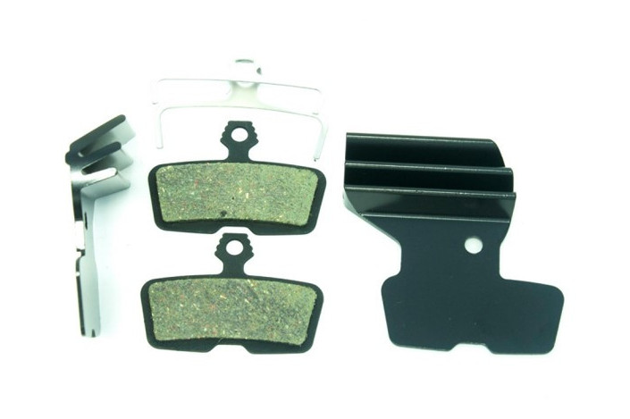 Klocki hamulcowe CLARKS dla AVID (Avid Code 2011), Z radiatorem odprowadzającym ciepło, Organiczne