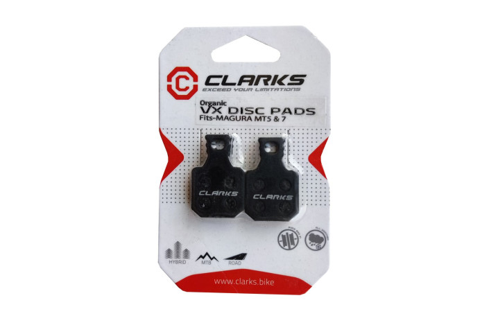 Klocki hamulcowe CLARKS dla MAGURA (Magura MT5, MT7), Organiczne