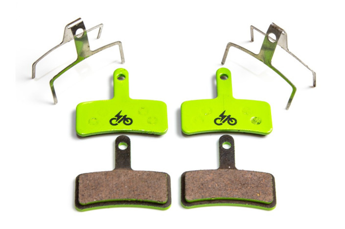 Klocki hamulcowe CLARKS dla E-BIKE TEKTRO & TRP (Tektro Dorado), Półmetaliczne