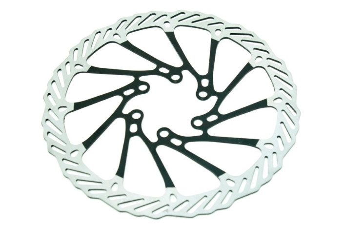 Tarcza hamulcowa CLARKS CL 180mm, Mocowanie IS, Srebrno-czarna