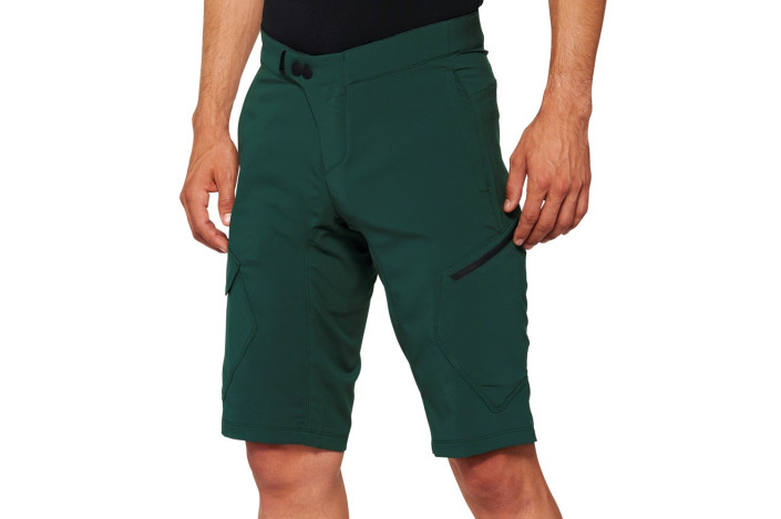 Szorty męskie 100% RIDECAMP Shorts forest green