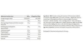 Baton proteinowy SPONSER CRUNCHY PROTEIN BAR orzeszki ziemne/karmel (pudełko 12szt x 50g) (NEW).