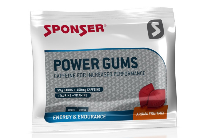 Gumy energetyczne SPONSER POWER GUMS mix owoców paczka 75g (NEW).