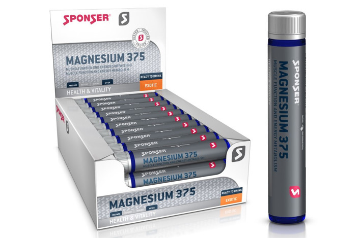 Magnez SPONSER MAGNESIUM 375 Exotic w ampułkach (pudełko 30 ampułek x 25g) (NEW).