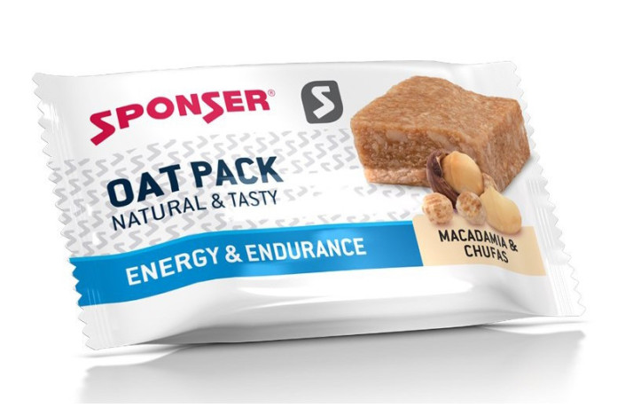 Ciastko energetyczne SPONSER OAT PACK macadamia-migdały chufas pudełko (30szt x 60g) (NEW).
