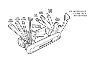 Kluczyk podręczny BLACKBURN GRID13 13 funkcji srebrny (NEW)